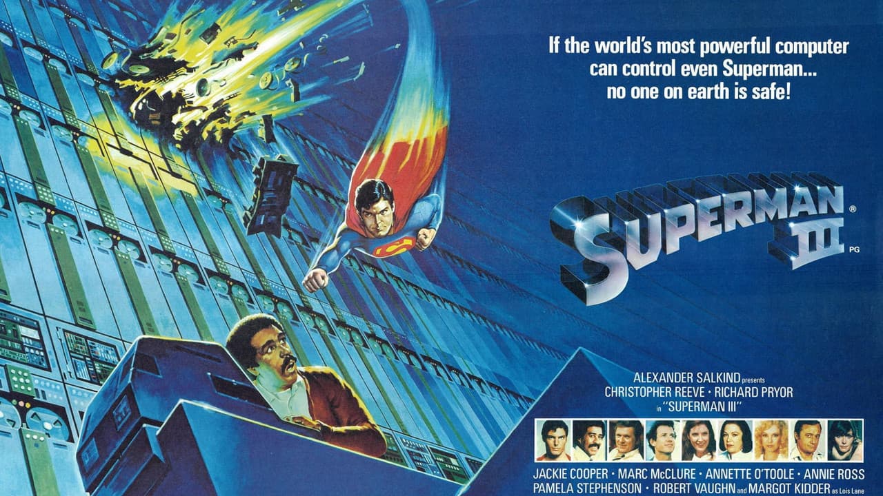 Superman III — backdrops with title 1