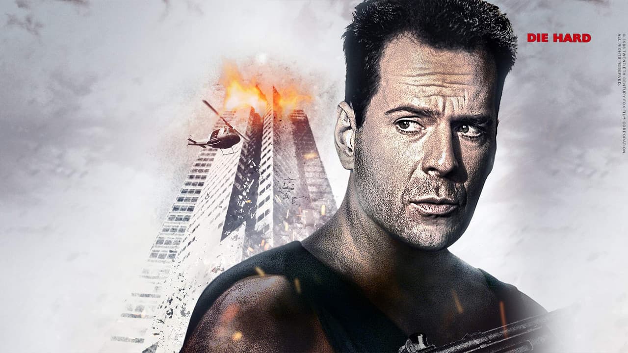 Die Hard — backdrops with title 7