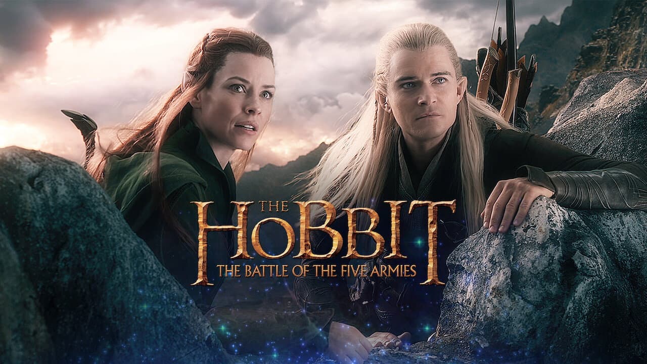 The Hobbit: The Battle of the Five Armies — backdrops with title 2