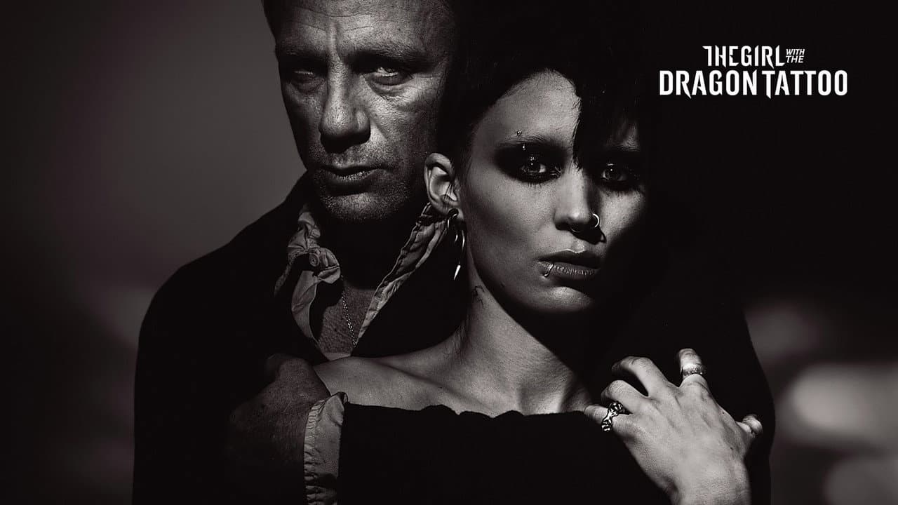 The Girl with the Dragon Tattoo — backdrops with title 1