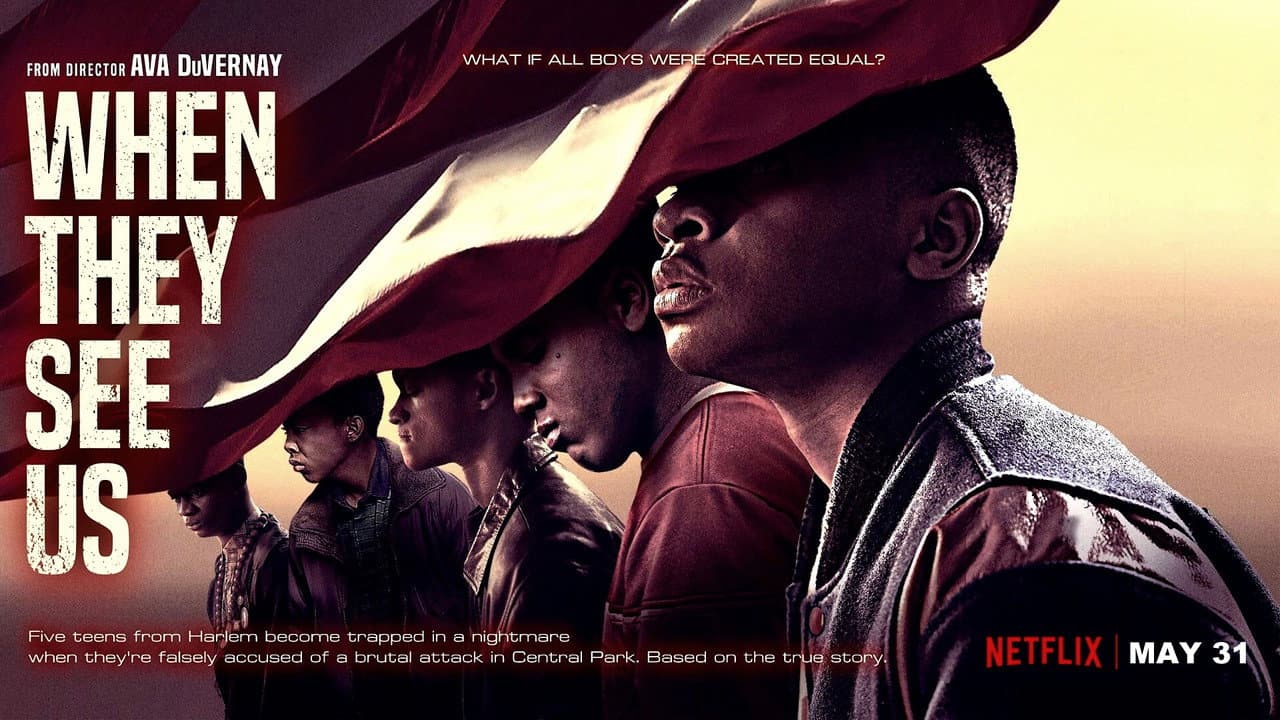When They See Us — backdrops with title 2
