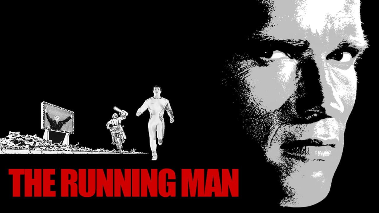The Running Man — backdrops with title 2