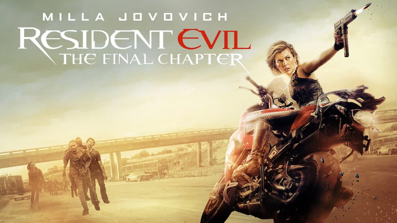 Resident Evil: The Final Chapter — backdrops with title 4