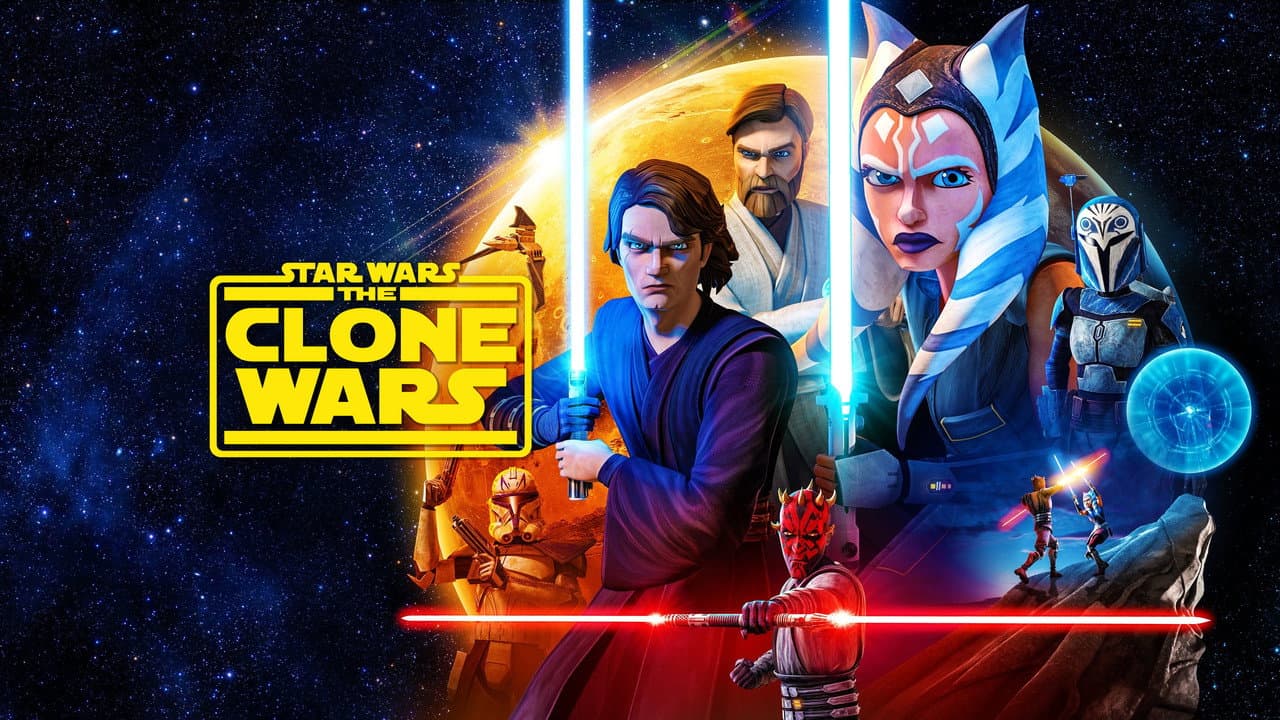 Star Wars: The Clone Wars — backdrops with title 1