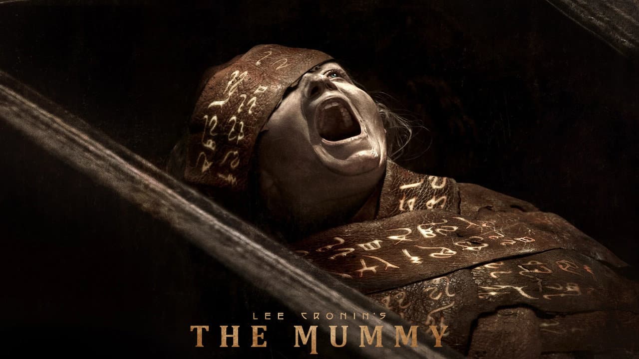 Lee Cronin's The Mummy — backdrops with title 3