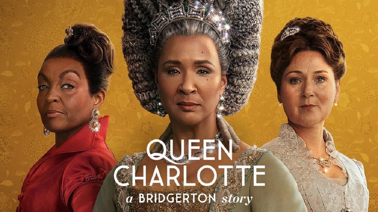 Queen Charlotte: A Bridgerton Story — backdrops with title 2