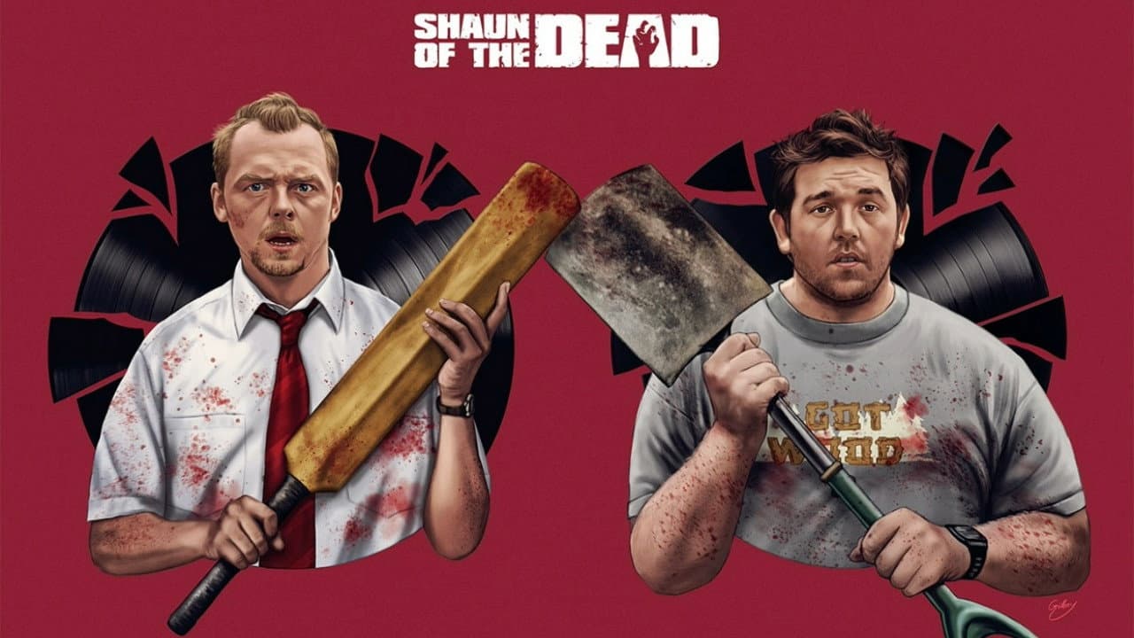 Shaun of the Dead — backdrops with title 3