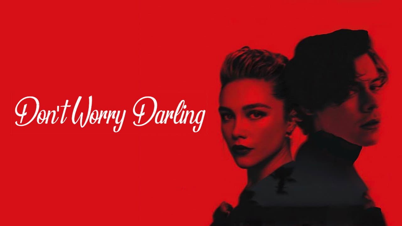Don't Worry Darling — backdrops with title 2