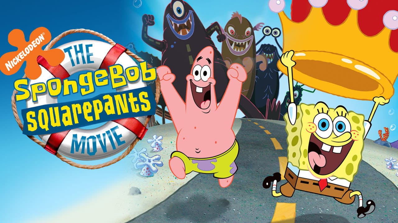 The SpongeBob SquarePants Movie — backdrops with title 4