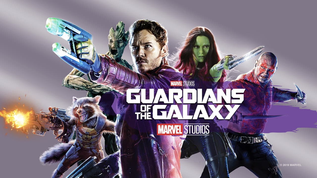 Guardians of the Galaxy — backdrops with title 5
