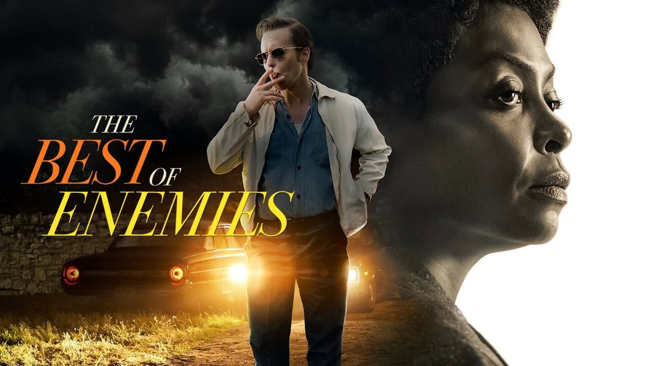 The Best of Enemies — backdrops with title 6