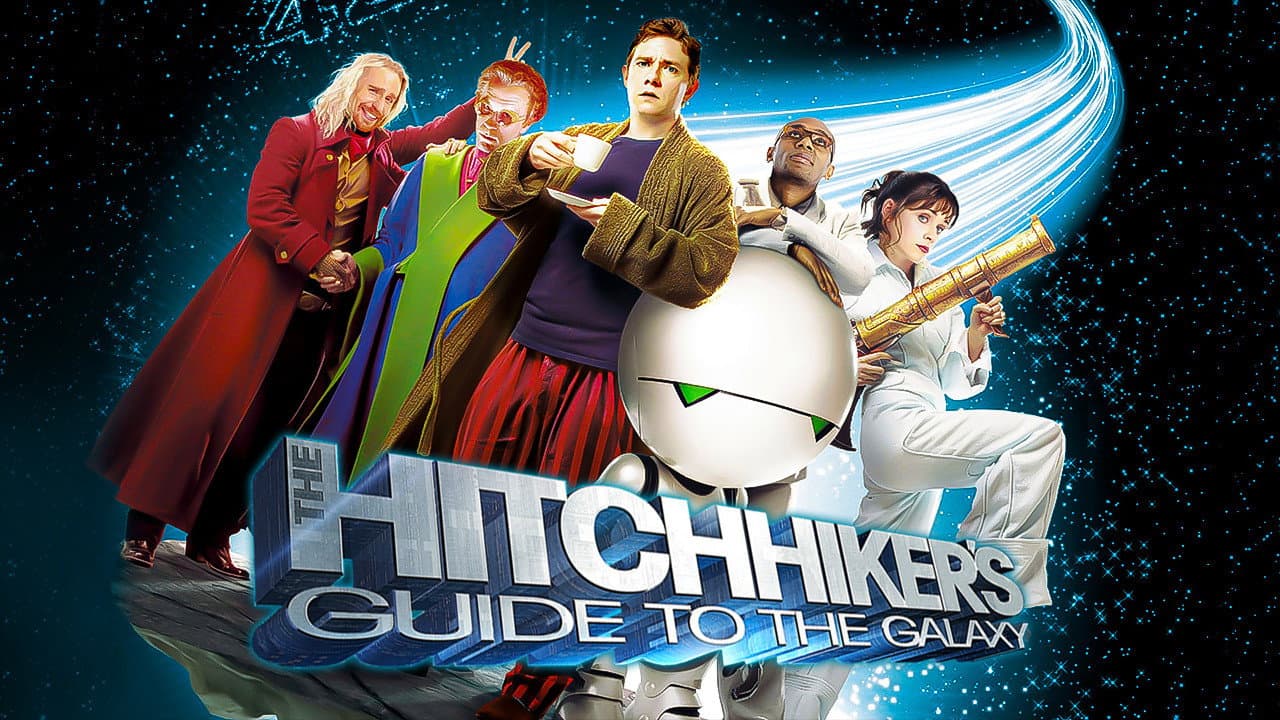 The Hitchhiker's Guide to the Galaxy — backdrops with title 6