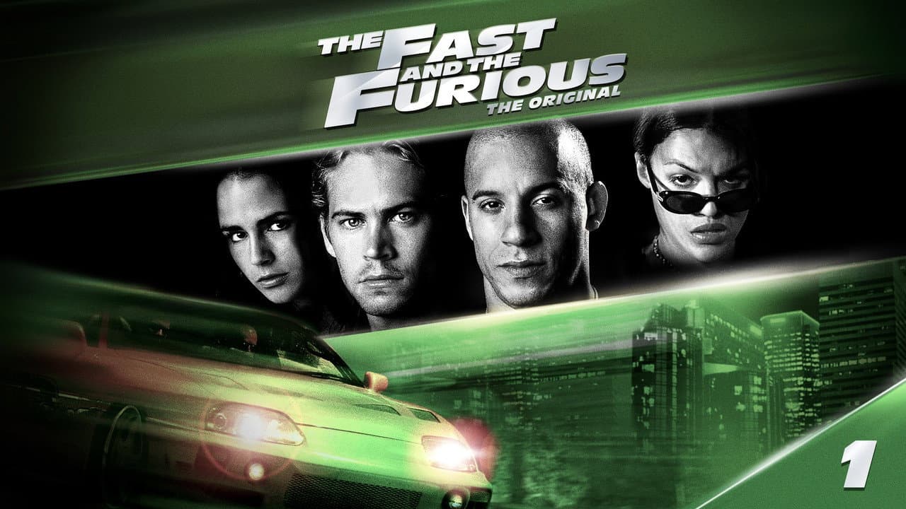 The Fast and the Furious — backdrops with title 2