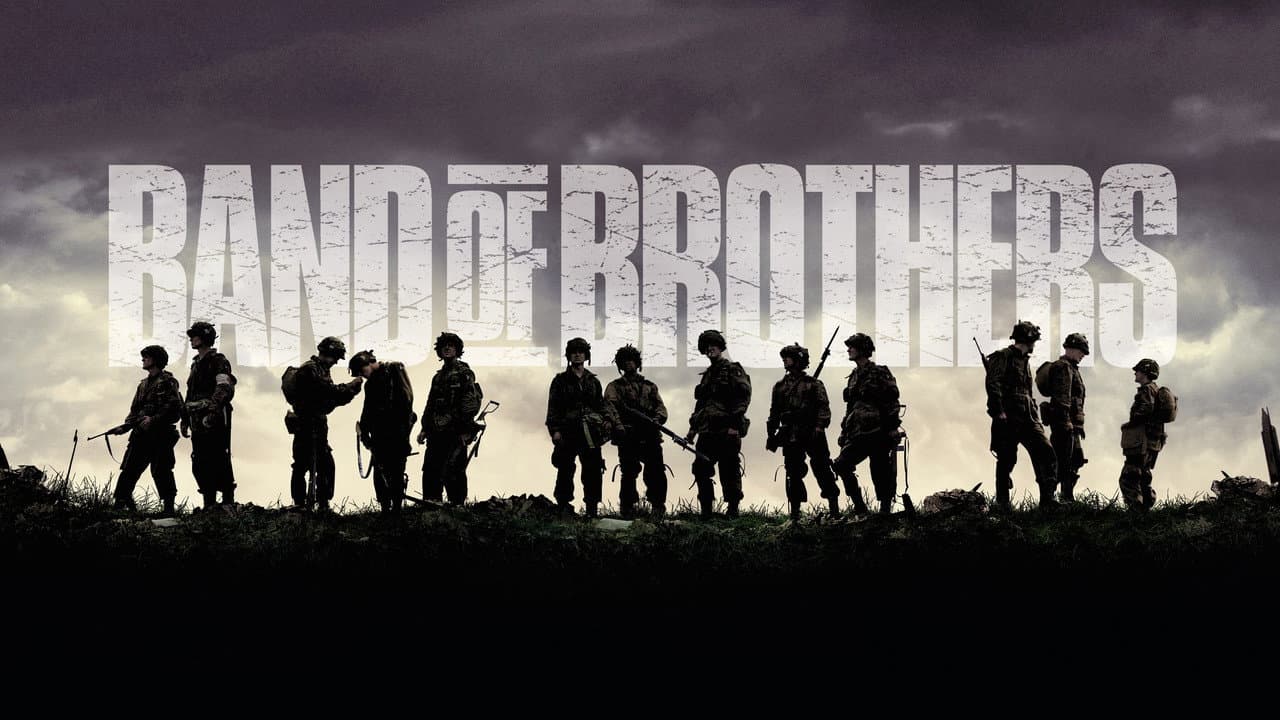 Band of Brothers — backdrops with title 1