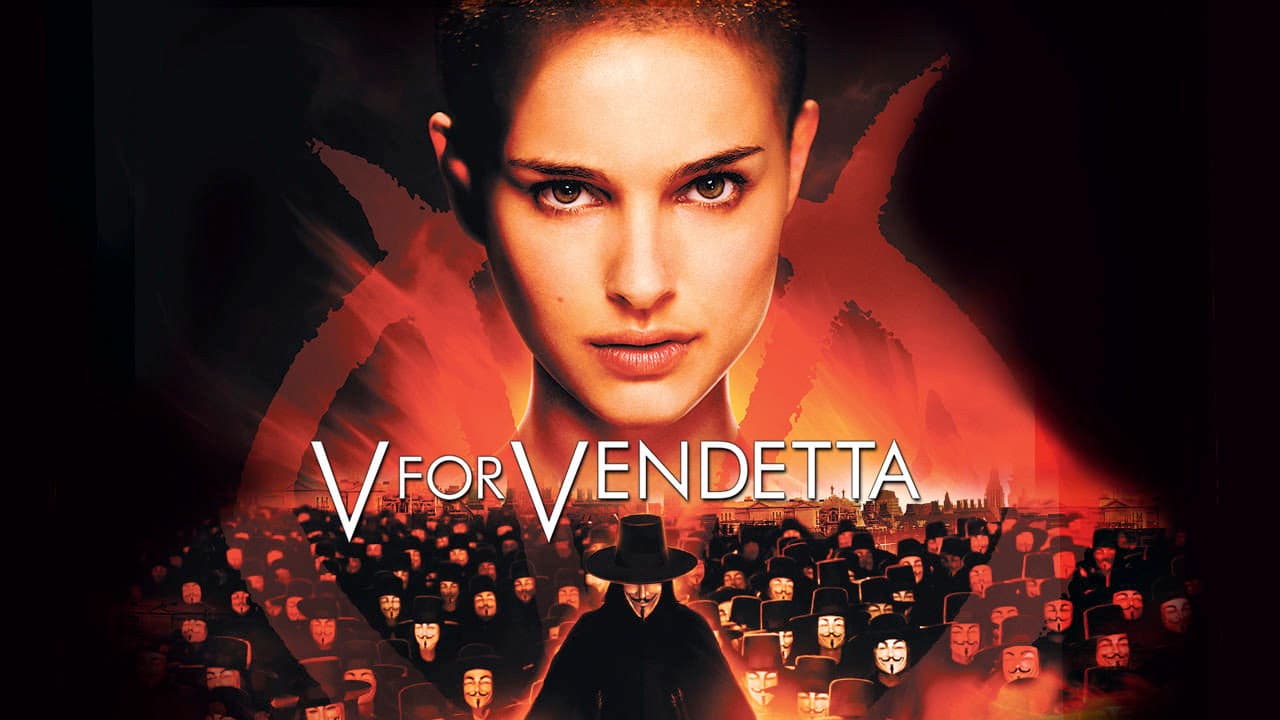 V for Vendetta — backdrops with title 4