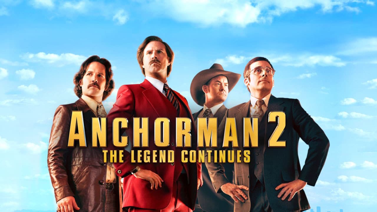 Anchorman 2: The Legend Continues — backdrops with title 1
