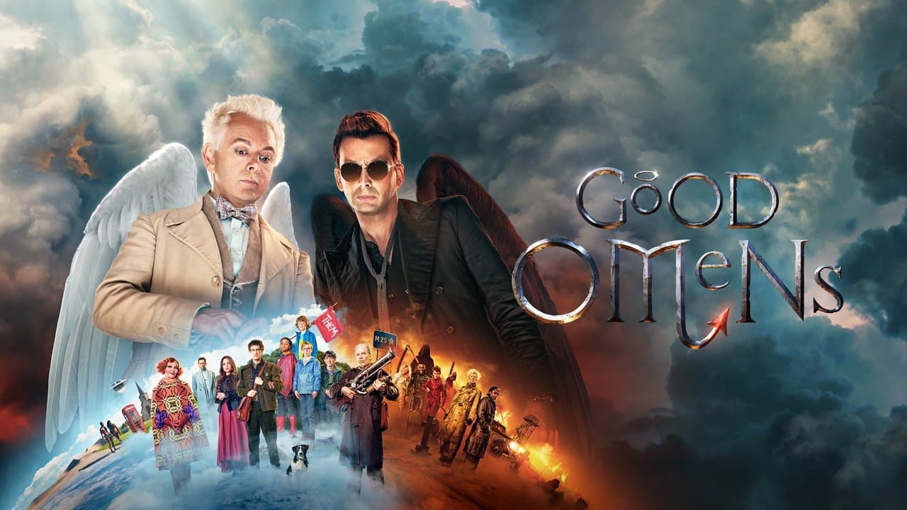 Good Omens — backdrops with title 1