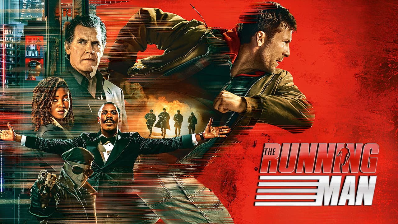 The Running Man — backdrops with title 3