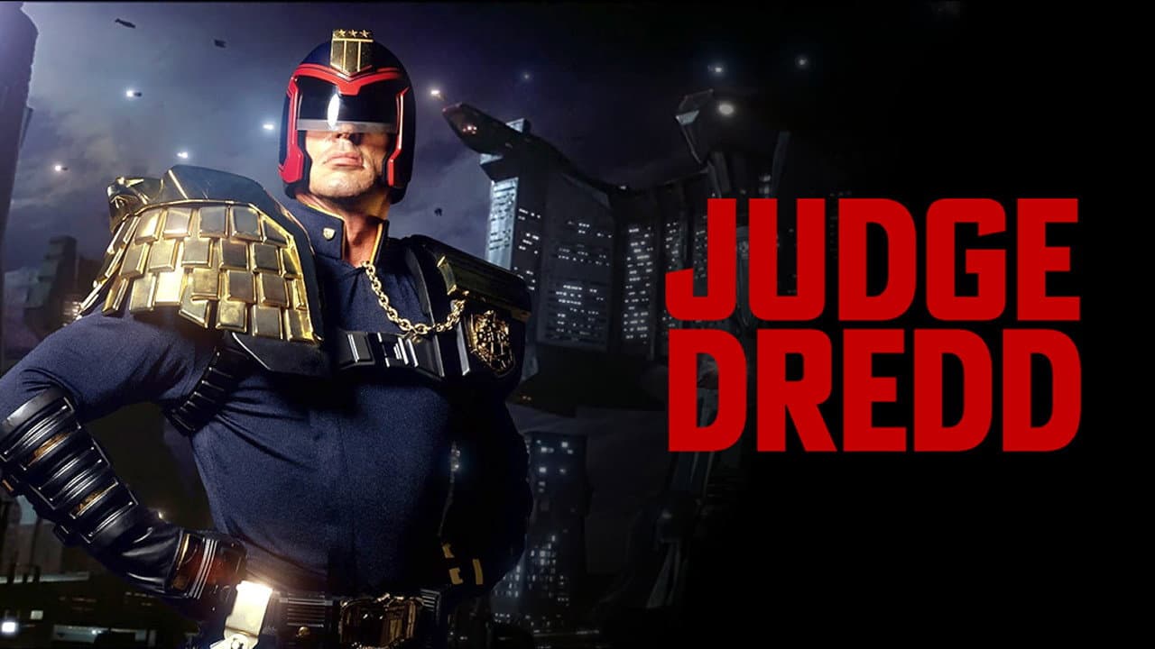 Judge Dredd — backdrops with title 4