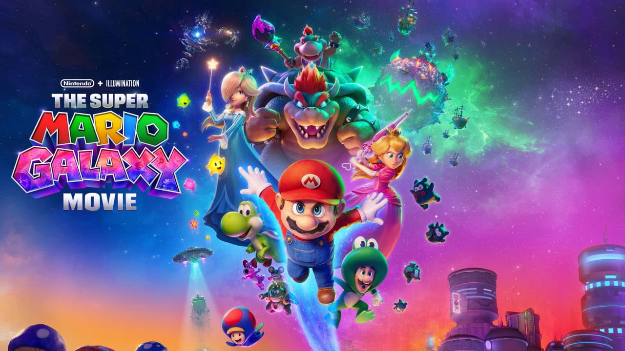 The Super Mario Galaxy Movie — backdrops with title 5