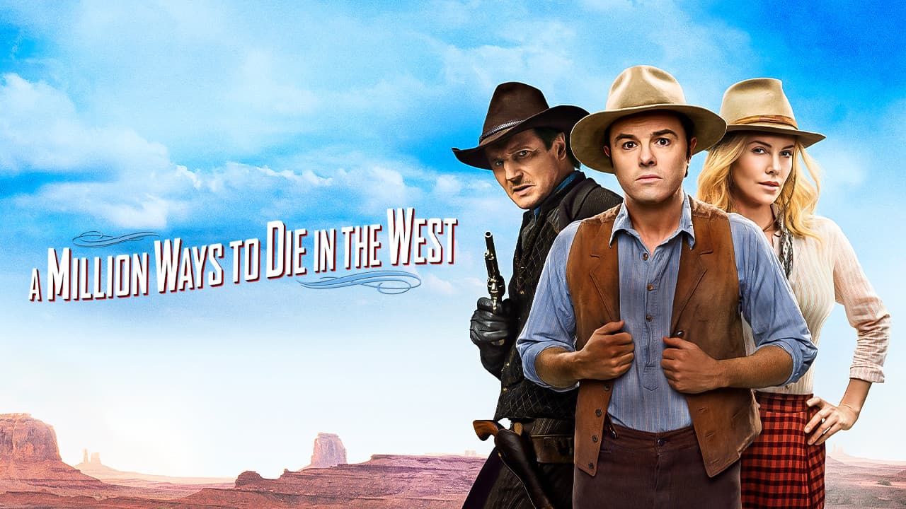 A Million Ways to Die in the West — backdrops with title 5
