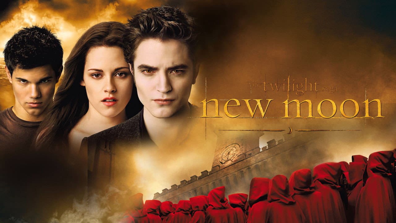 The Twilight Saga: New Moon — backdrops with title 5