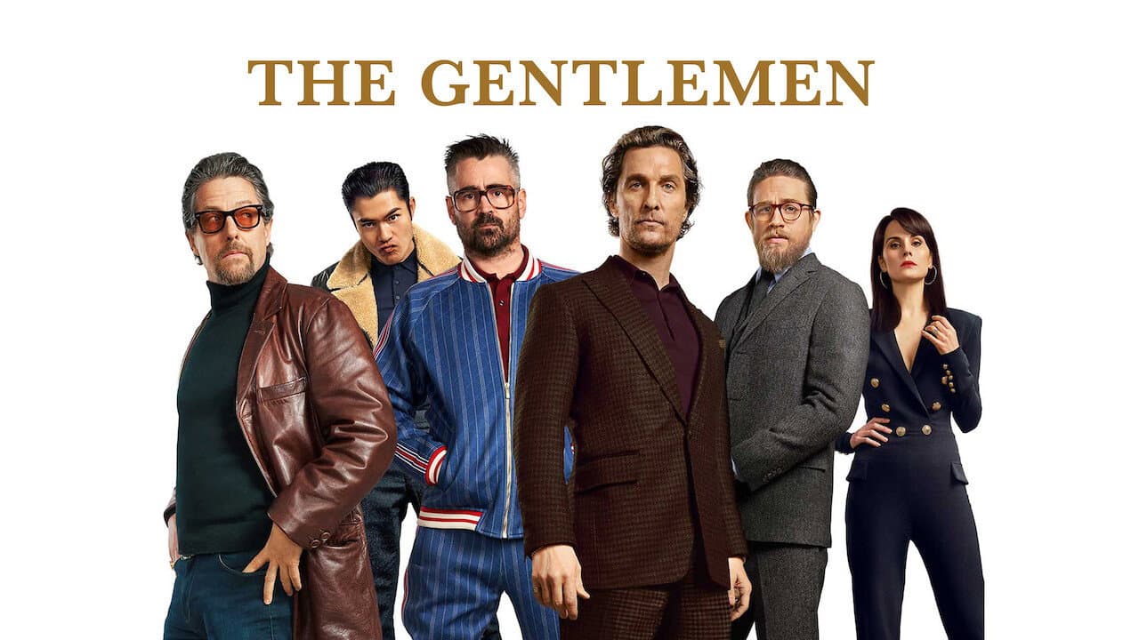 The Gentlemen — backdrops with title 5