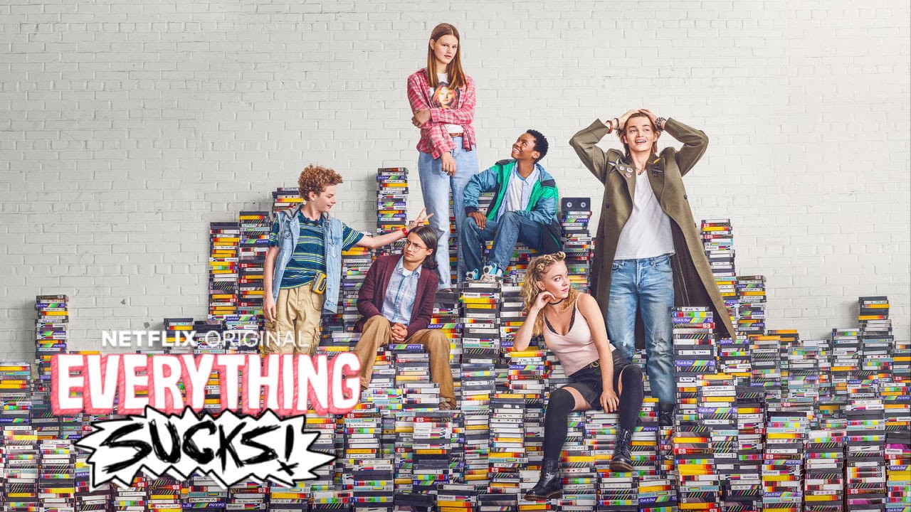 Everything Sucks! — backdrops with title 4