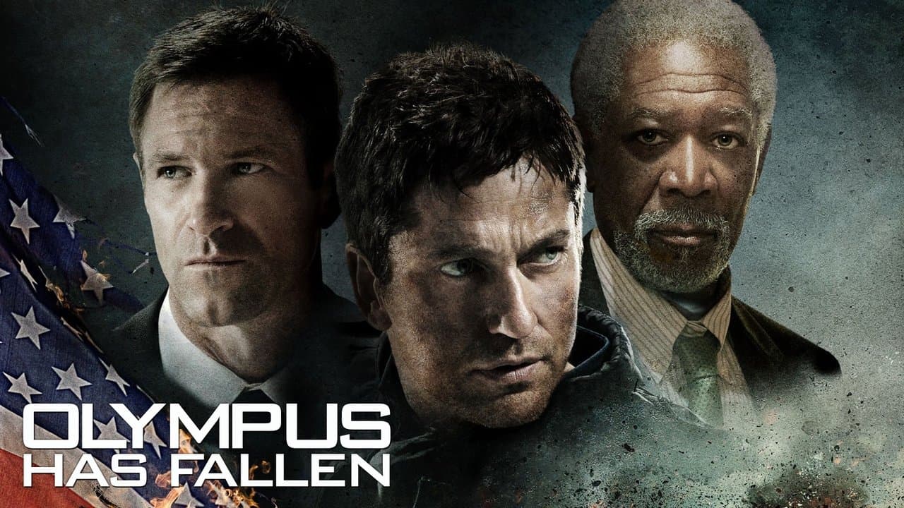 Olympus Has Fallen — backdrops with title 1