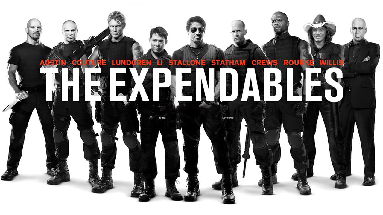 The Expendables — backdrops with title 1