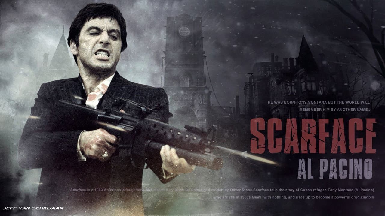 Scarface — backdrops with title 6