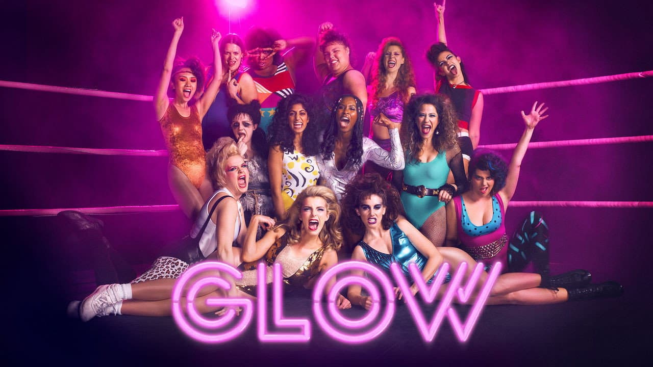 GLOW — backdrops with title 1