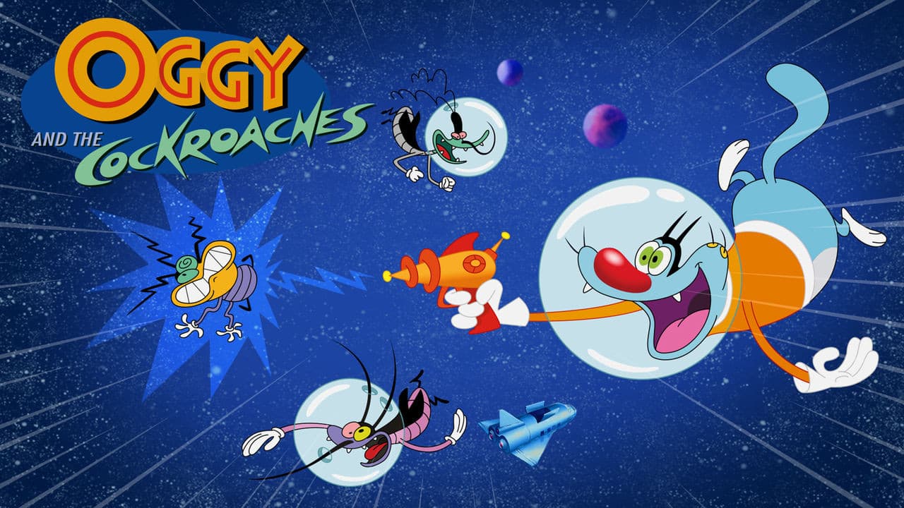 Oggy and the Cockroaches — backdrops with title 6
