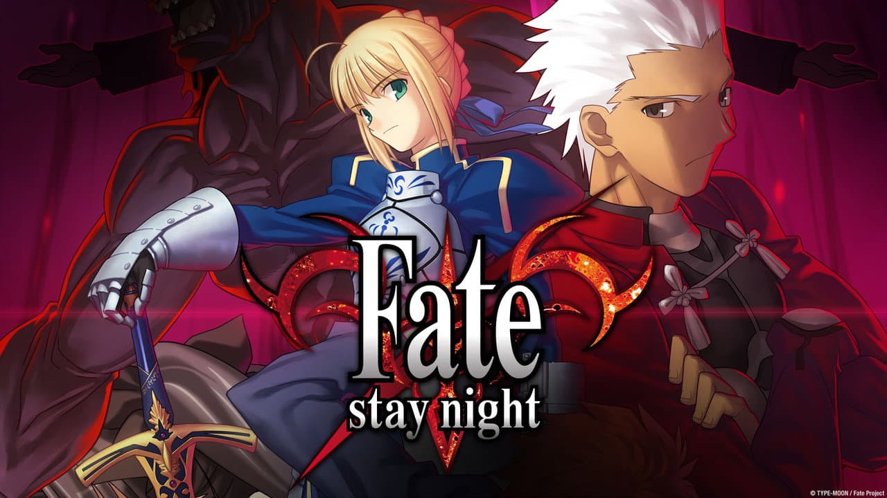 Fate/stay night — backdrops with title 1
