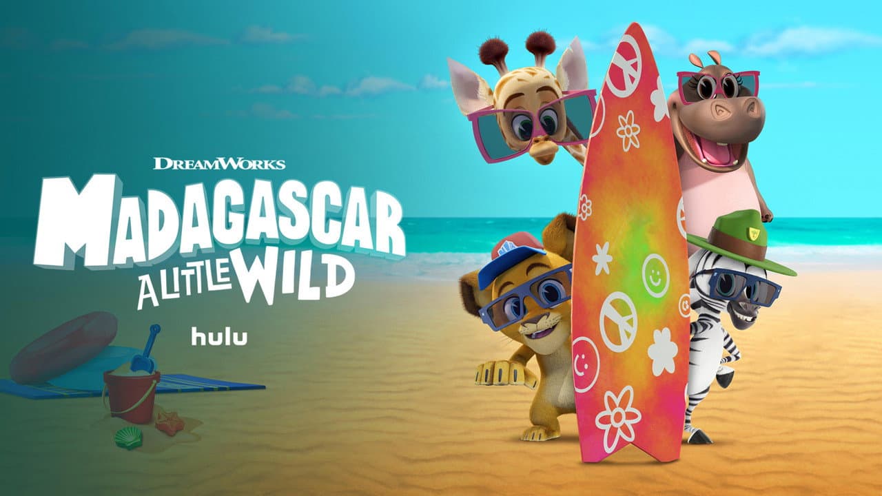Madagascar: A Little Wild — backdrops with title 7