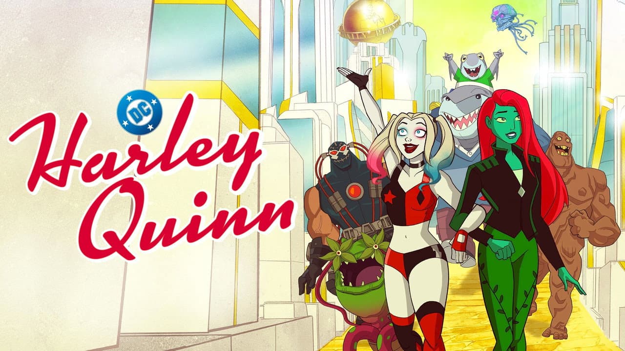 Harley Quinn — backdrops with title 2