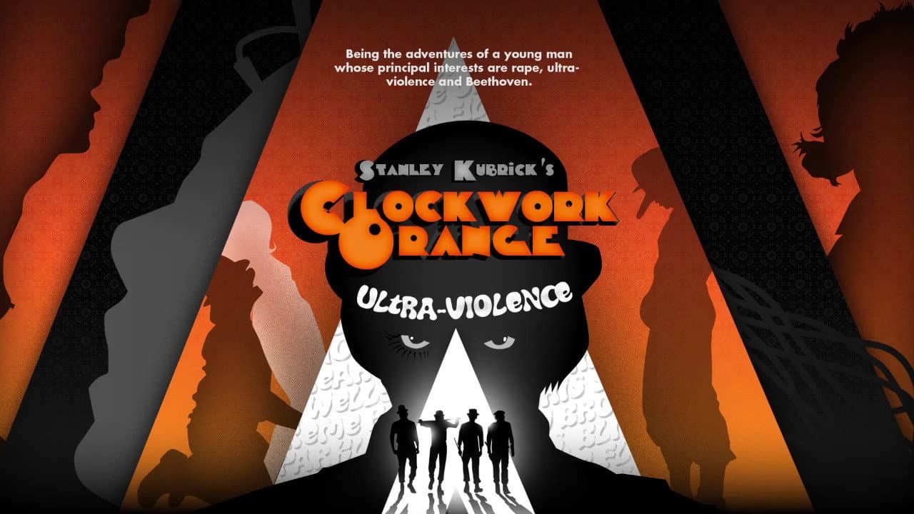 A Clockwork Orange — backdrops with title 7