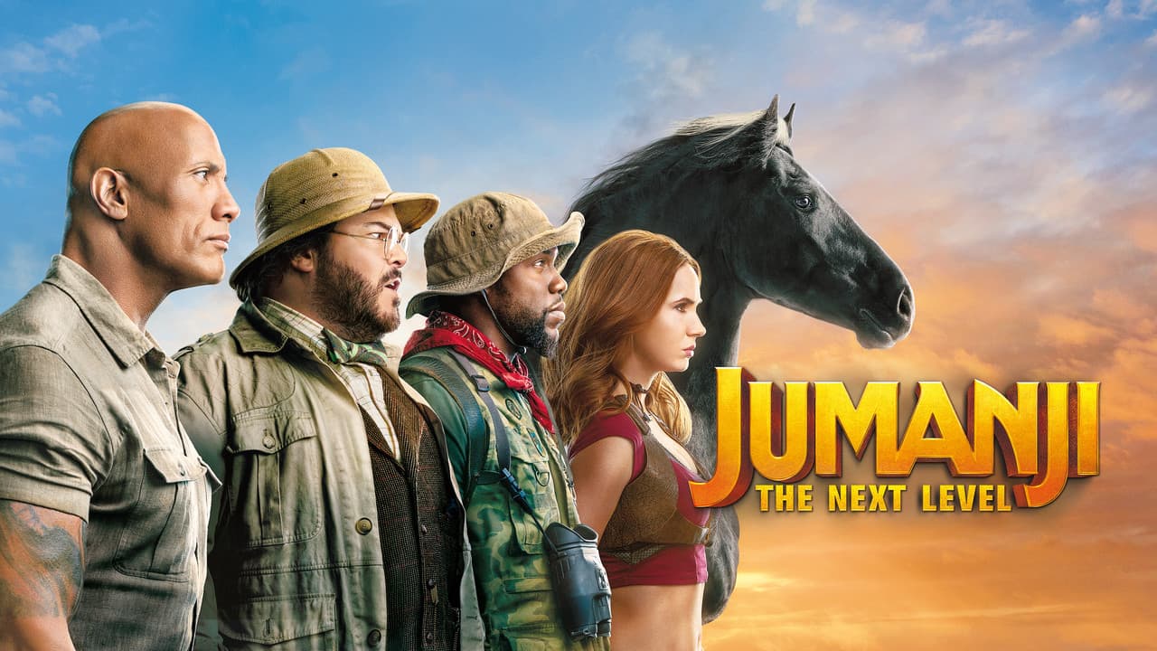 Jumanji: The Next Level — backdrops with title 3
