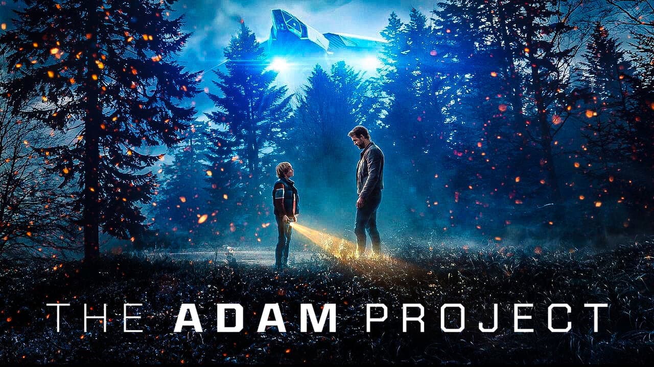 The Adam Project — backdrops with title 2