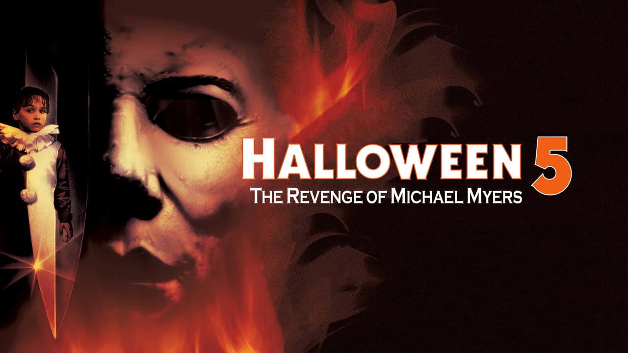 Halloween 5: The Revenge of Michael Myers — backdrops with title 2