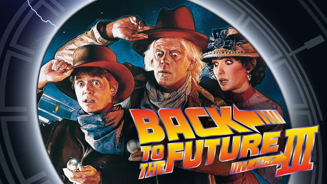 Back to the Future Part III — backdrops with title 4