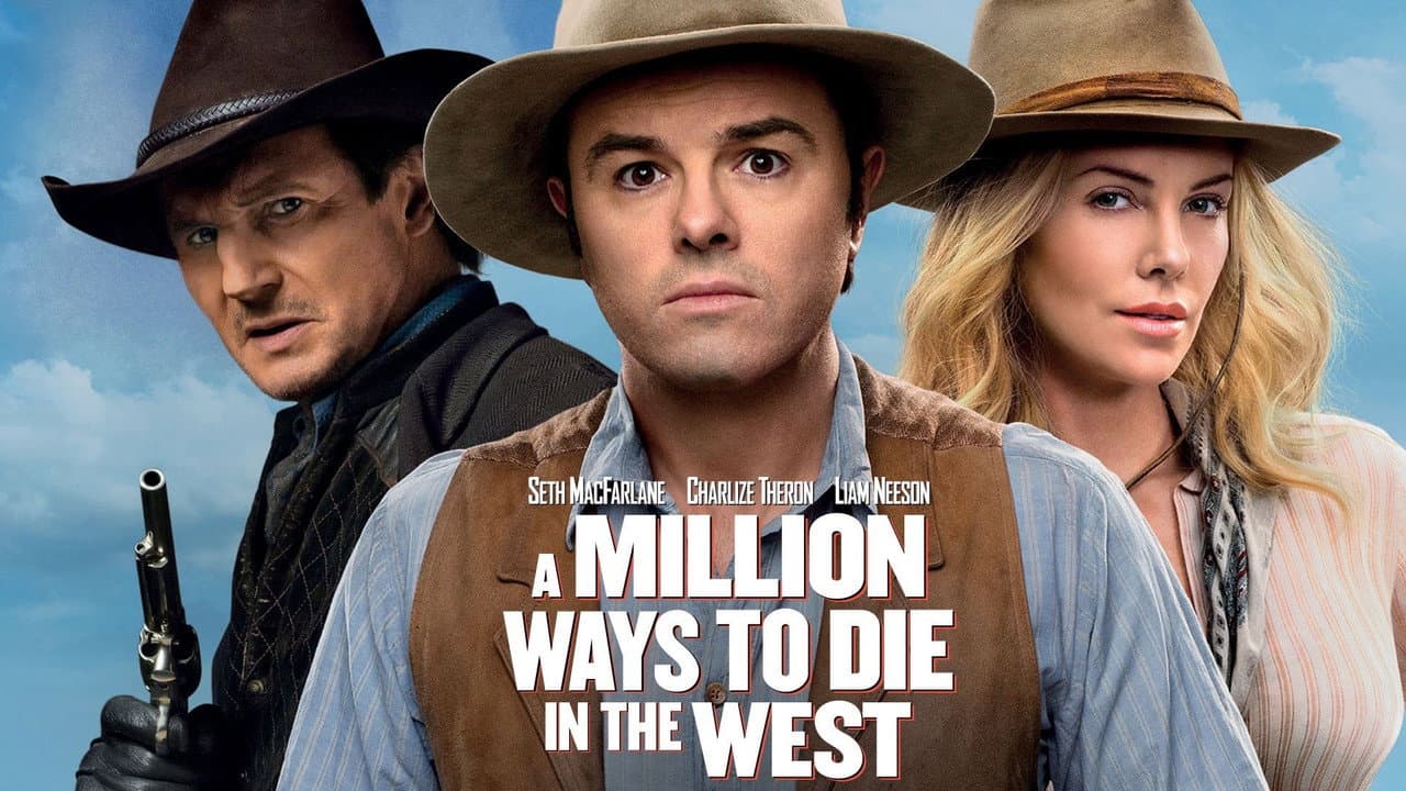 A Million Ways to Die in the West — backdrops with title 3