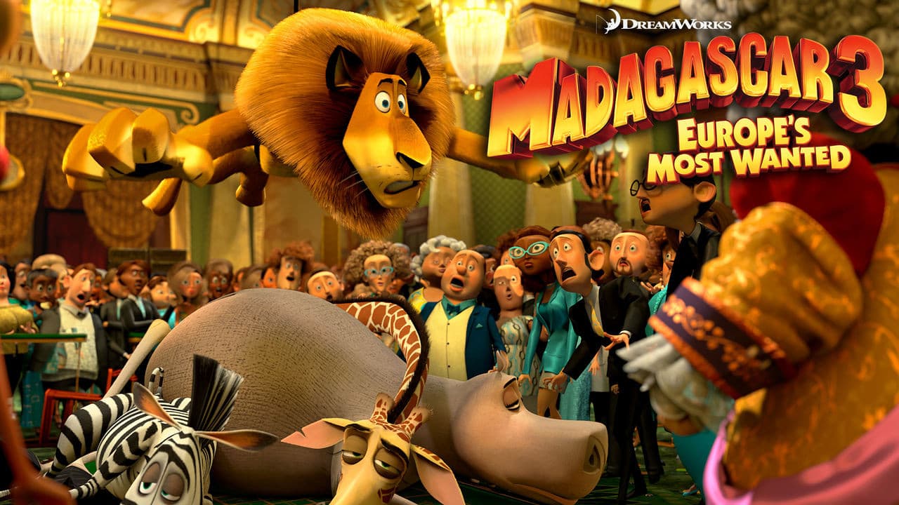 Madagascar 3: Europe's Most Wanted — backdrops with title 8