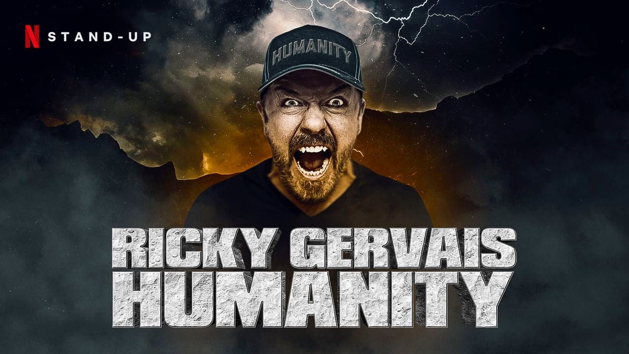 Ricky Gervais: Humanity — backdrops with title 2
