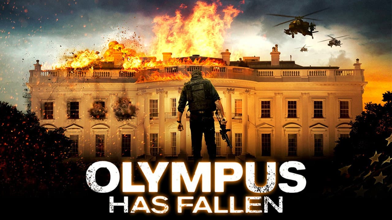 Olympus Has Fallen — backdrops with title 4
