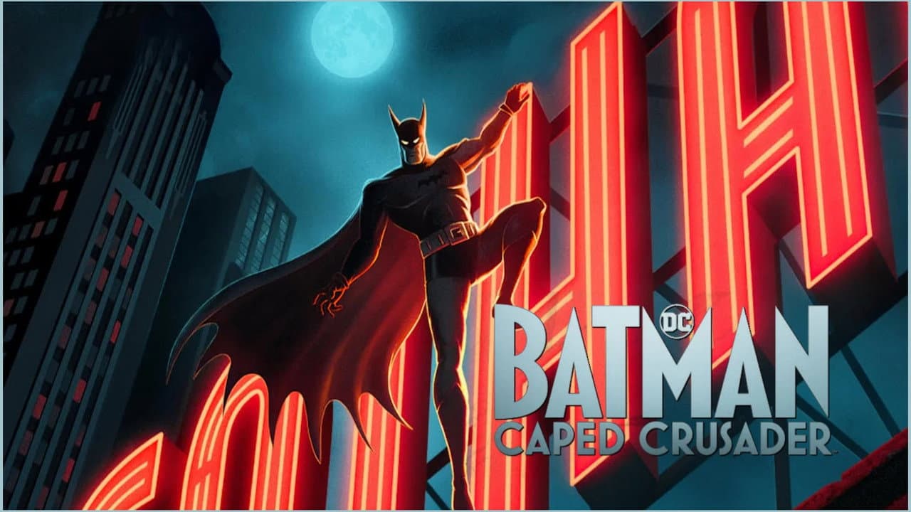 Batman: Caped Crusader — backdrops with title 2