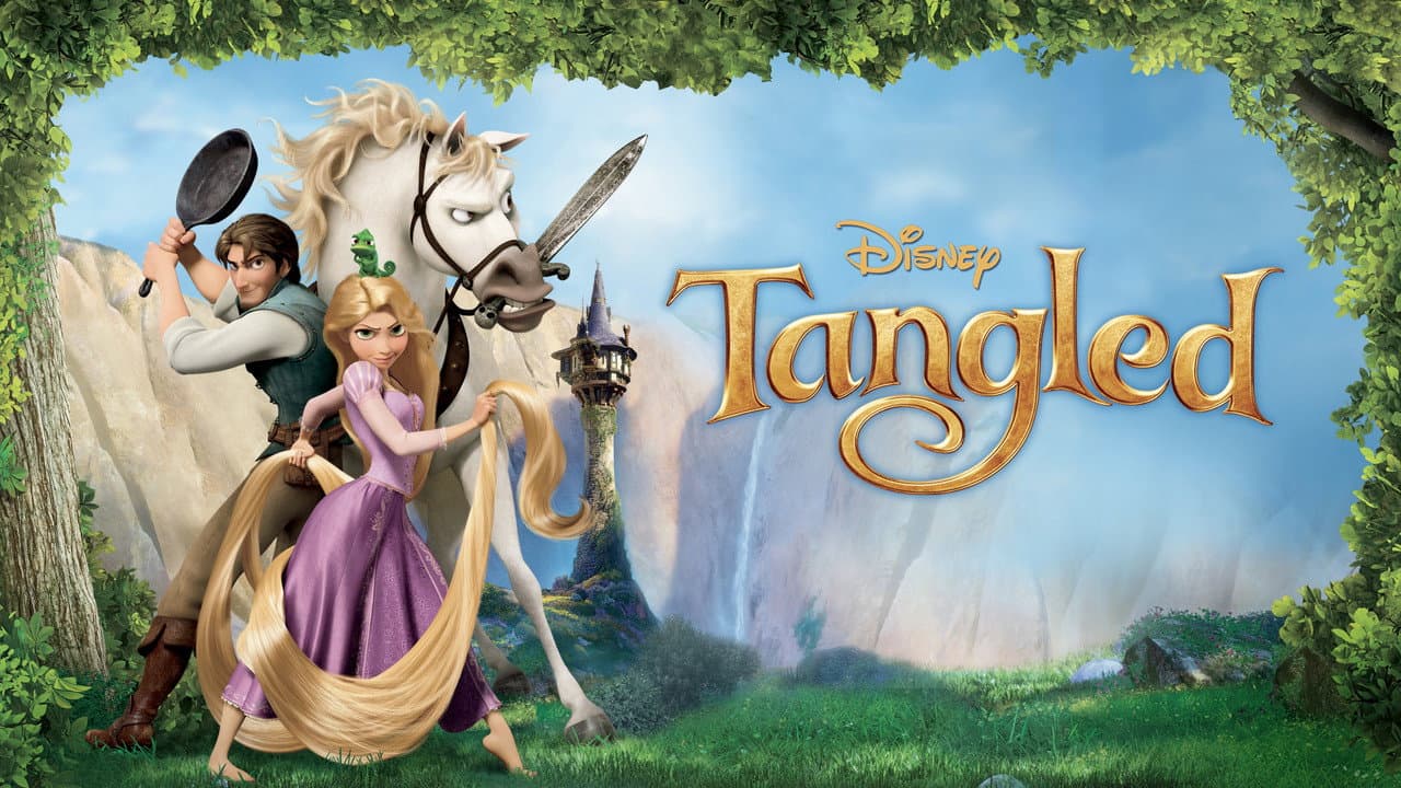 Tangled — backdrops with title 6