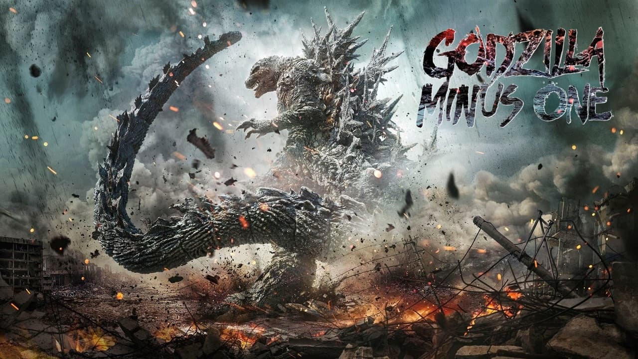 Godzilla Minus One — backdrops with title 2
