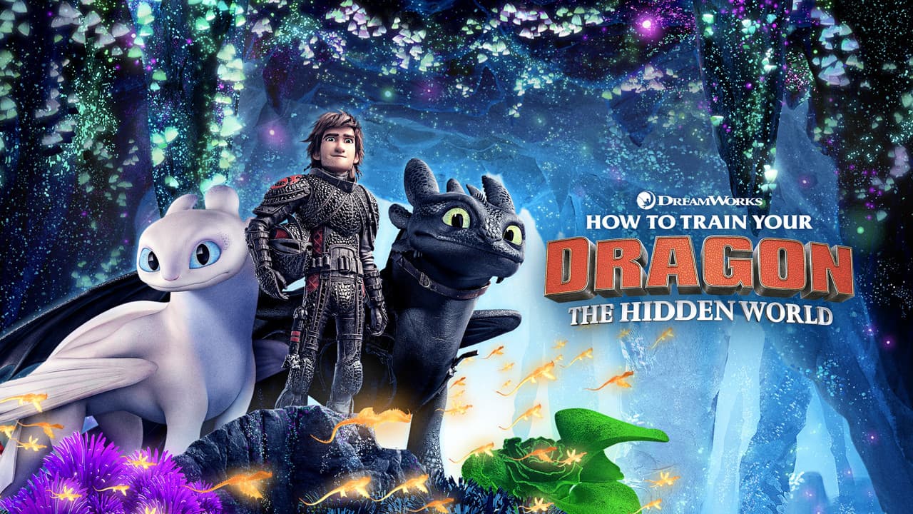 How to Train Your Dragon: The Hidden World — backdrops with title 3