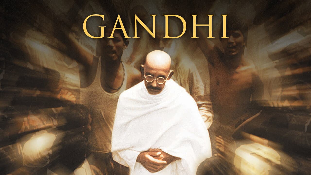 Gandhi — backdrops with title 3